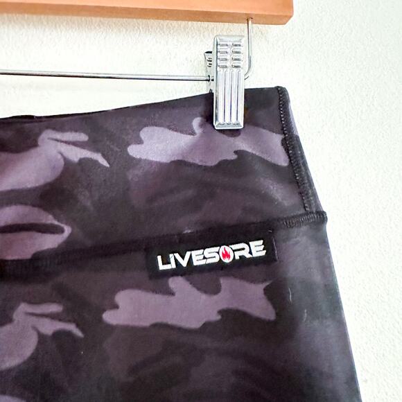 LIVESORE Camo Printed Performance Leggings L - Picture 3 of 7